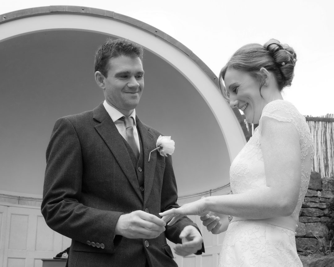 Logo elements ARROWS copyright Nadina Bee exchanging the rings in black and white