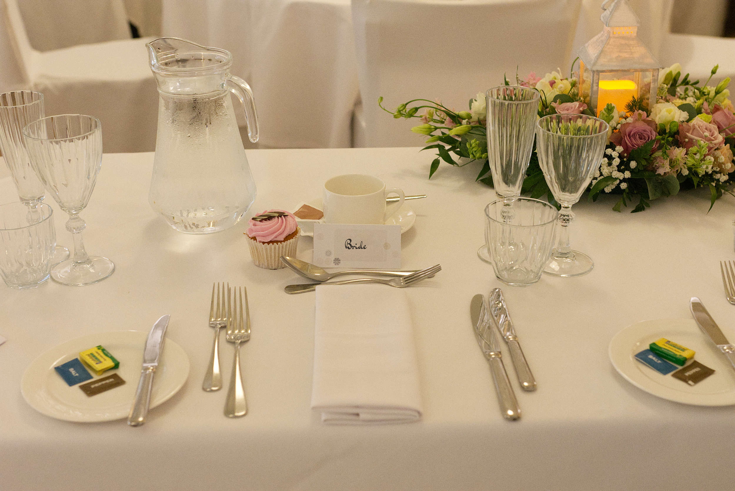 wedding table setting